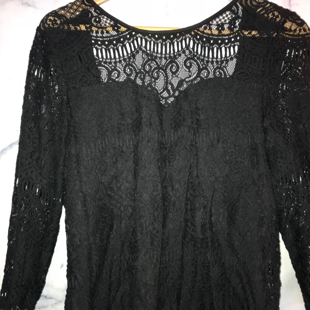 Adrianna Papell illusion sweetheart neckline